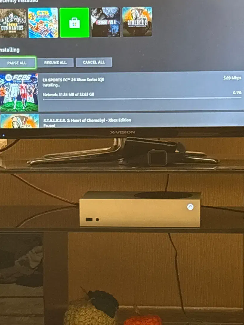 Xbox سری s ۵۱۲ به همراه fc26|کنسول، بازی ویدئویی و آنلاین|مشهد, احمدآباد|دیوار
