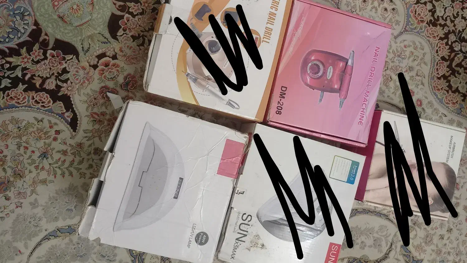 وسایل کاشت ناخن ونو درحد|آرایشی، بهداشتی، درمانی|رباطکریم, رباطکریم|دیوار