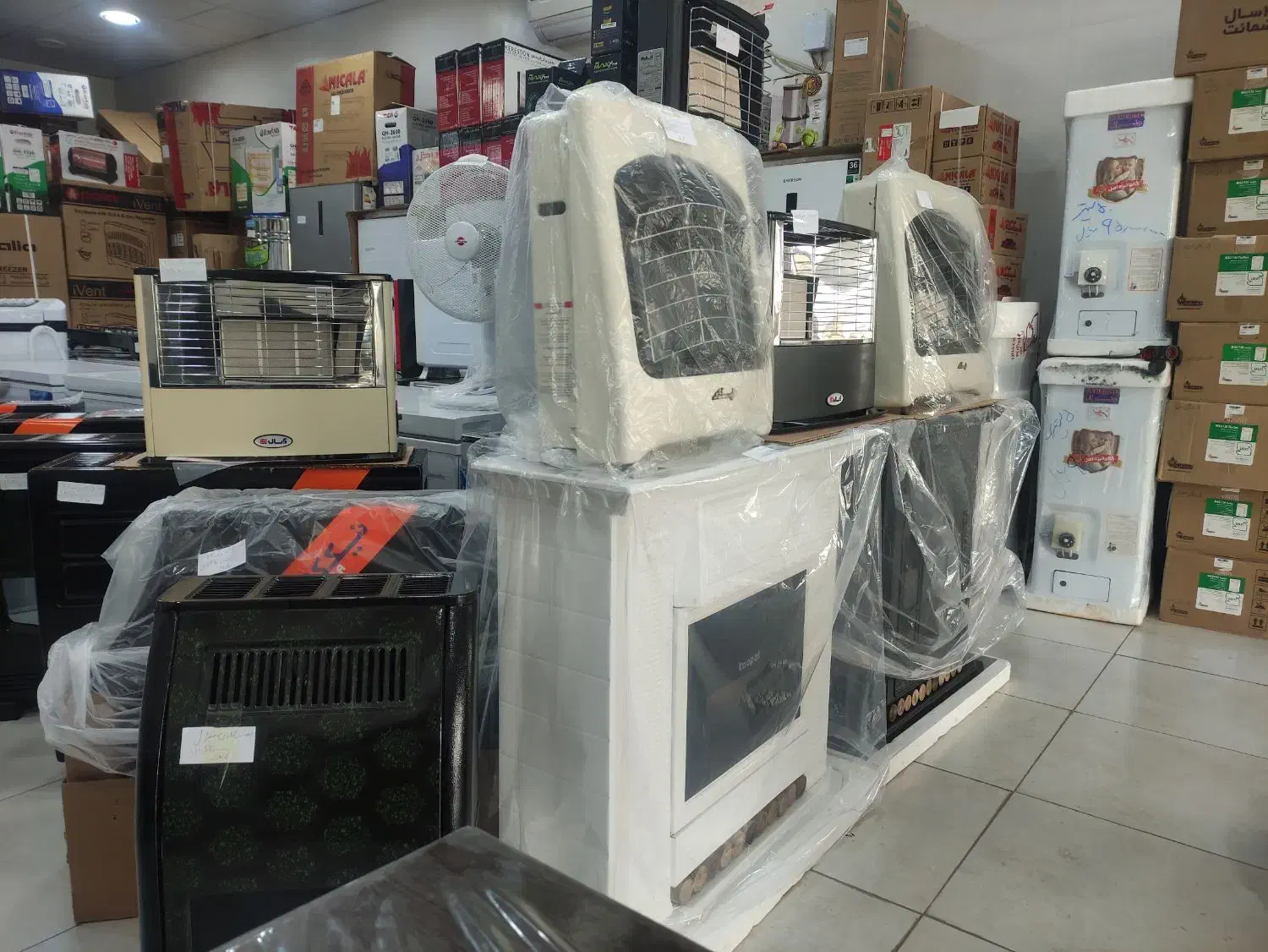 انواع بخاری و آبگرمکن|بخاری، هیتر، شومینه|بندر گناوه, |دیوار