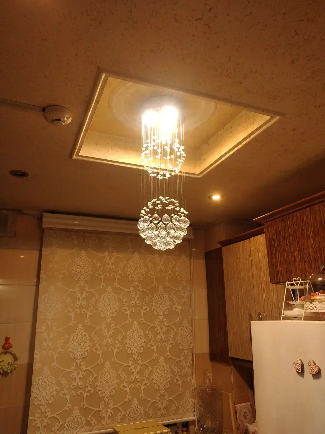 تعدادی لوستر کریستالی سیم بکسلی آکبند نونو|لوستر و چراغ آویز|تهران, مینابی|دیوار