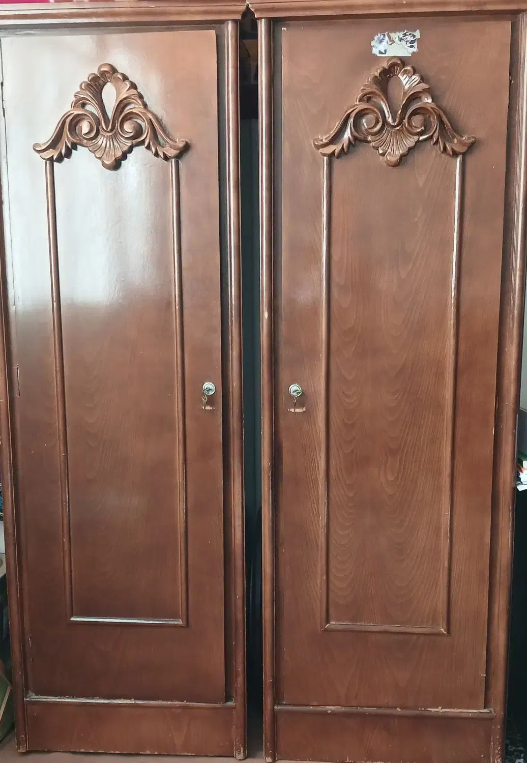 کمد چوبی|جاکفشی، کمد، دراور|قم, نوبهار|دیوار