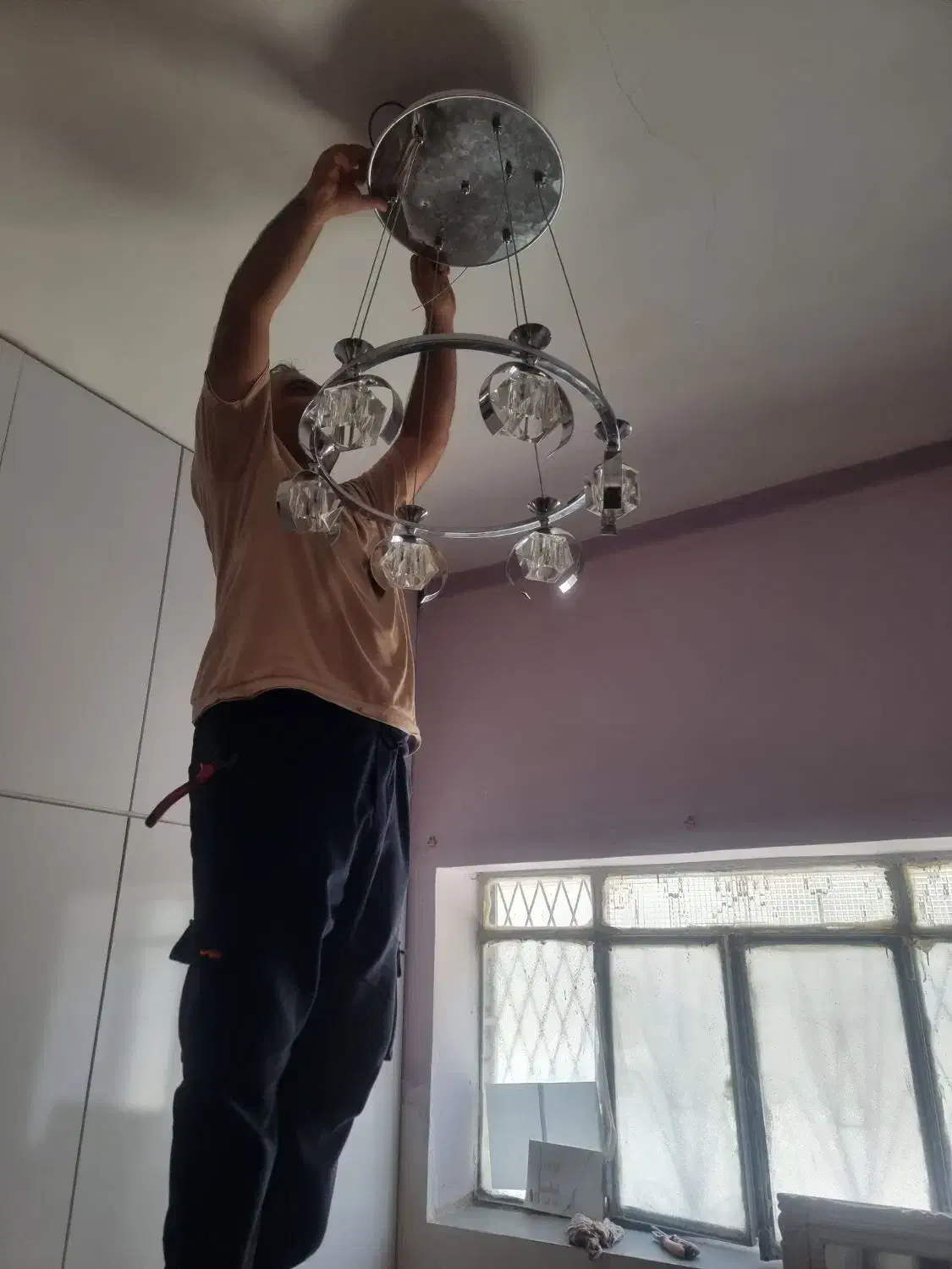 لوستر|لوستر و چراغ آویز|کرمانشاه, |دیوار