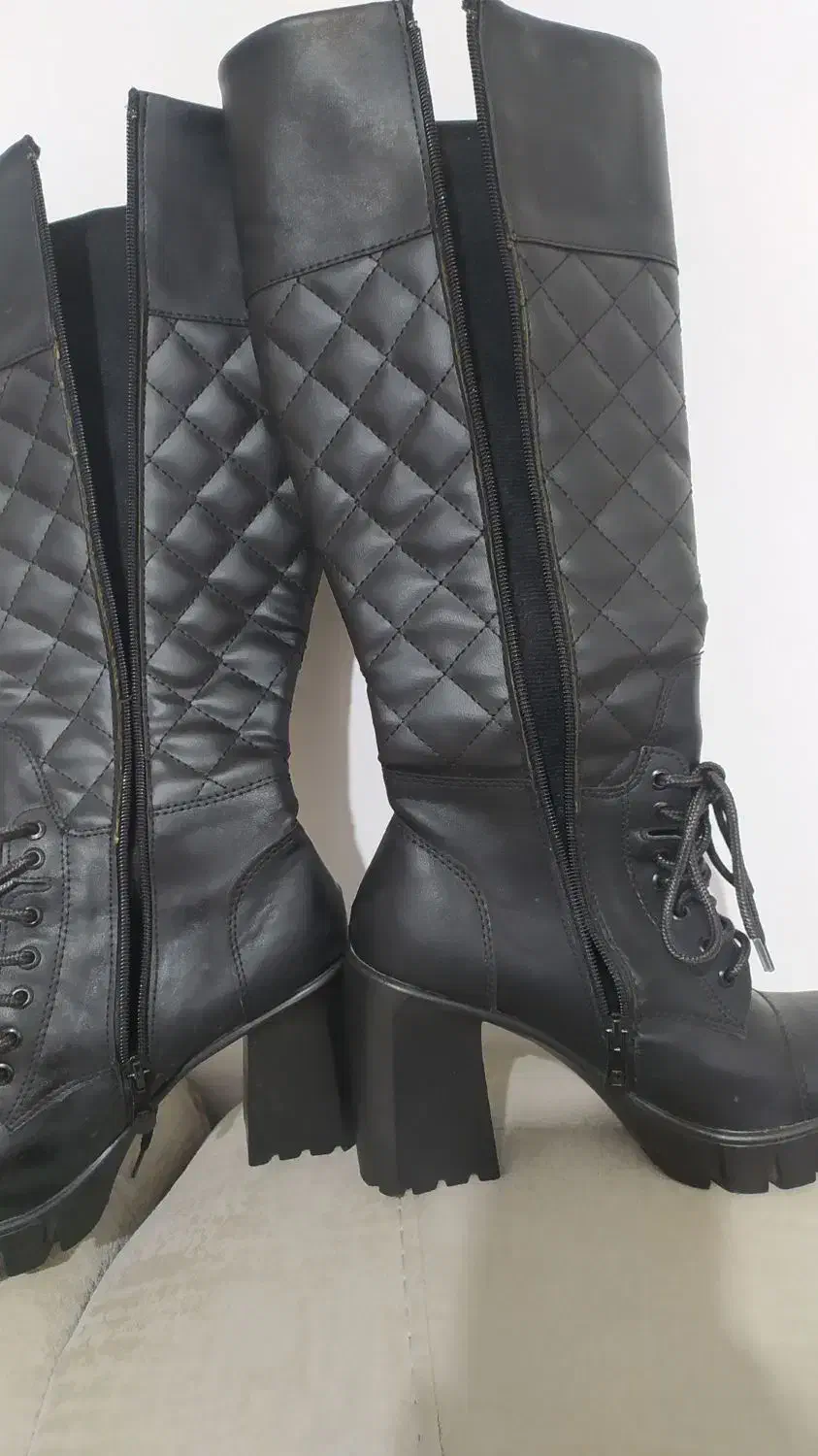 بوت بلند سایز ۳۸ کاملا سالم ونو|کیف، کفش، کمربند|چالوس, |دیوار