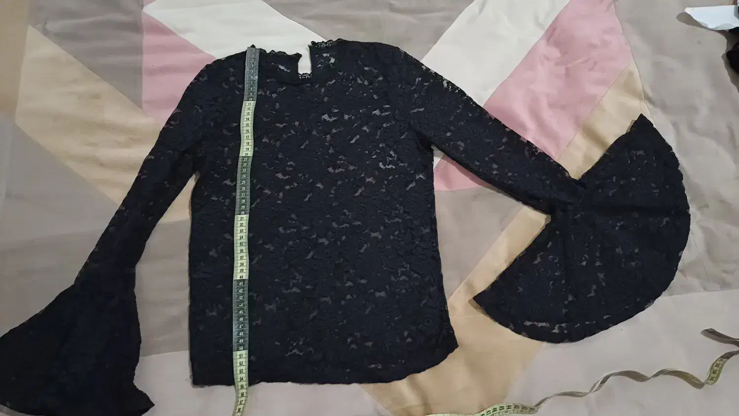 شومیز مشکی سارافون پیراهن بافت دخترانه|کفش و لباس بچه|قم, باغ کرباسی|دیوار