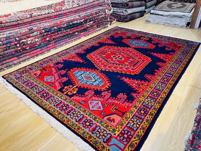 فرش ۶ متری ویست خوانسار سورمه ای|فرش|تهران, سلسبیل شمالی|دیوار