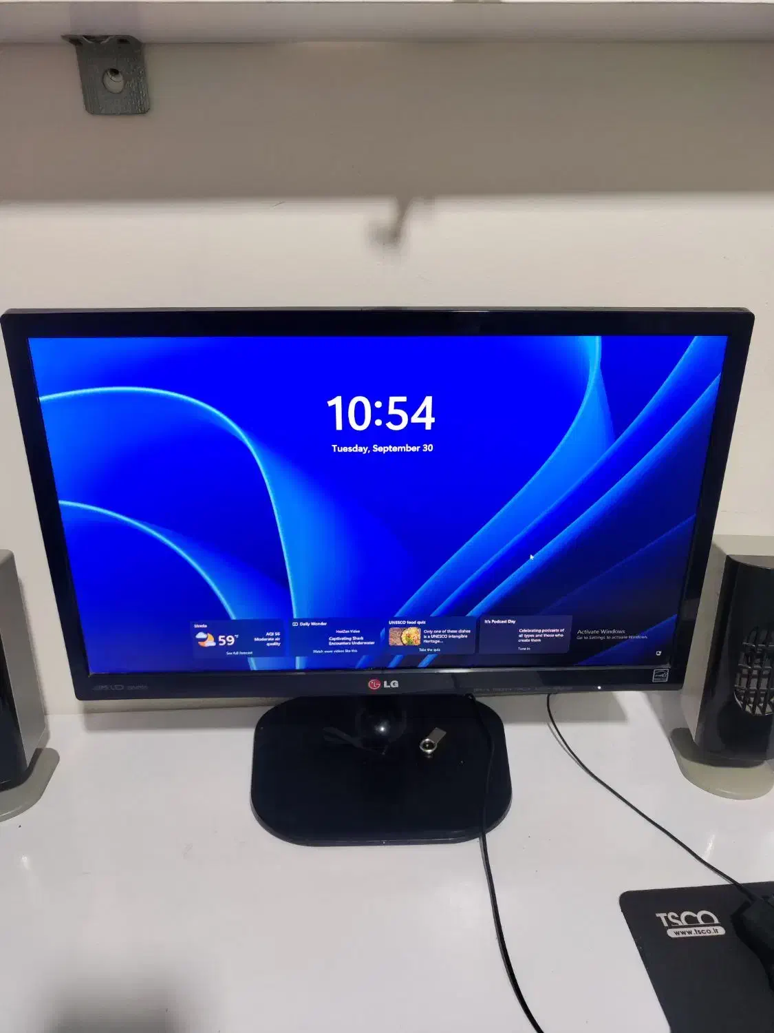 دوتا مانیتور lg و dell هر دو ۲۲ اینچ|قطعات و لوازم جانبی رایانه|ارومیه, |دیوار