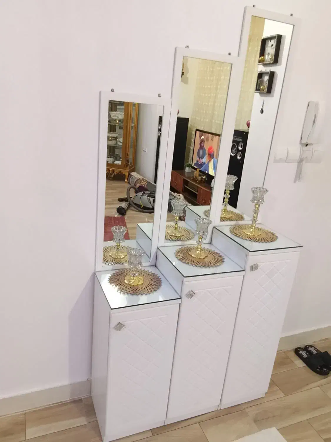 بوفهوجاکفشی سه تیکه واینه سه تیکه سالمخوب|بوفه، ویترین، کنسول|مینودشت, |دیوار