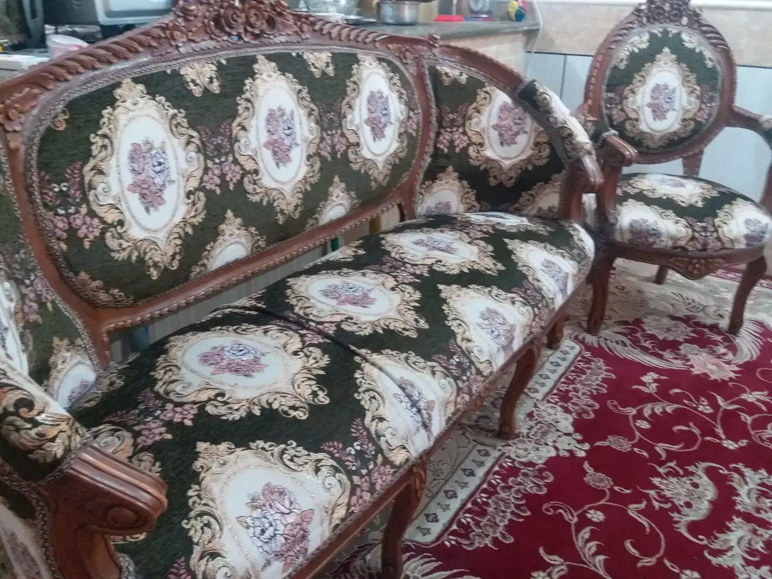 مبل سلطنتی|مبلمان خانگی و میز عسلی|بهبهان, |دیوار