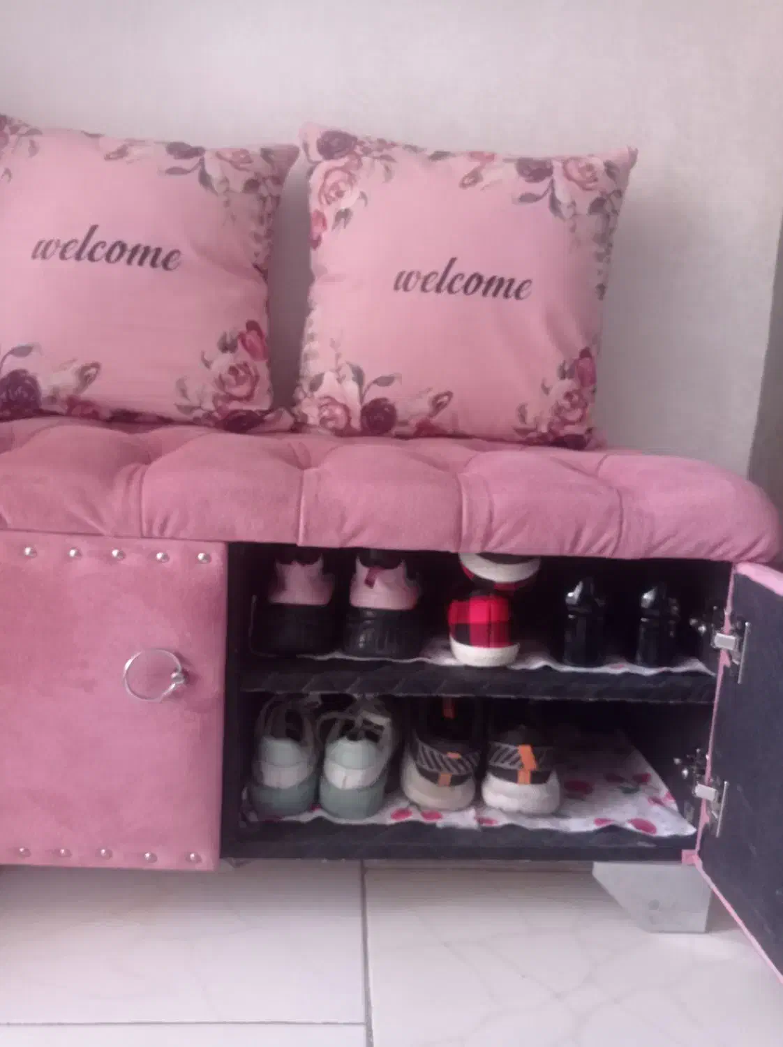 جا کفشی نشیمن دار|جاکفشی، کمد، دراور|قرچک, زیبا شهر|دیوار