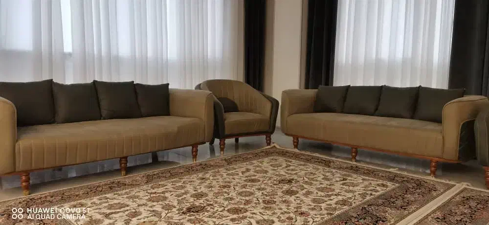مبل ۸ نفره راحتی|مبلمان خانگی و میز عسلی|شیراز, طلاب|دیوار