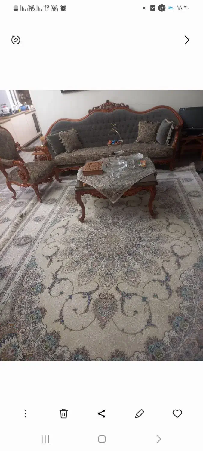 دو عدد فرش ۹ متری ماهور|فرش|تهران, آهنگ|دیوار