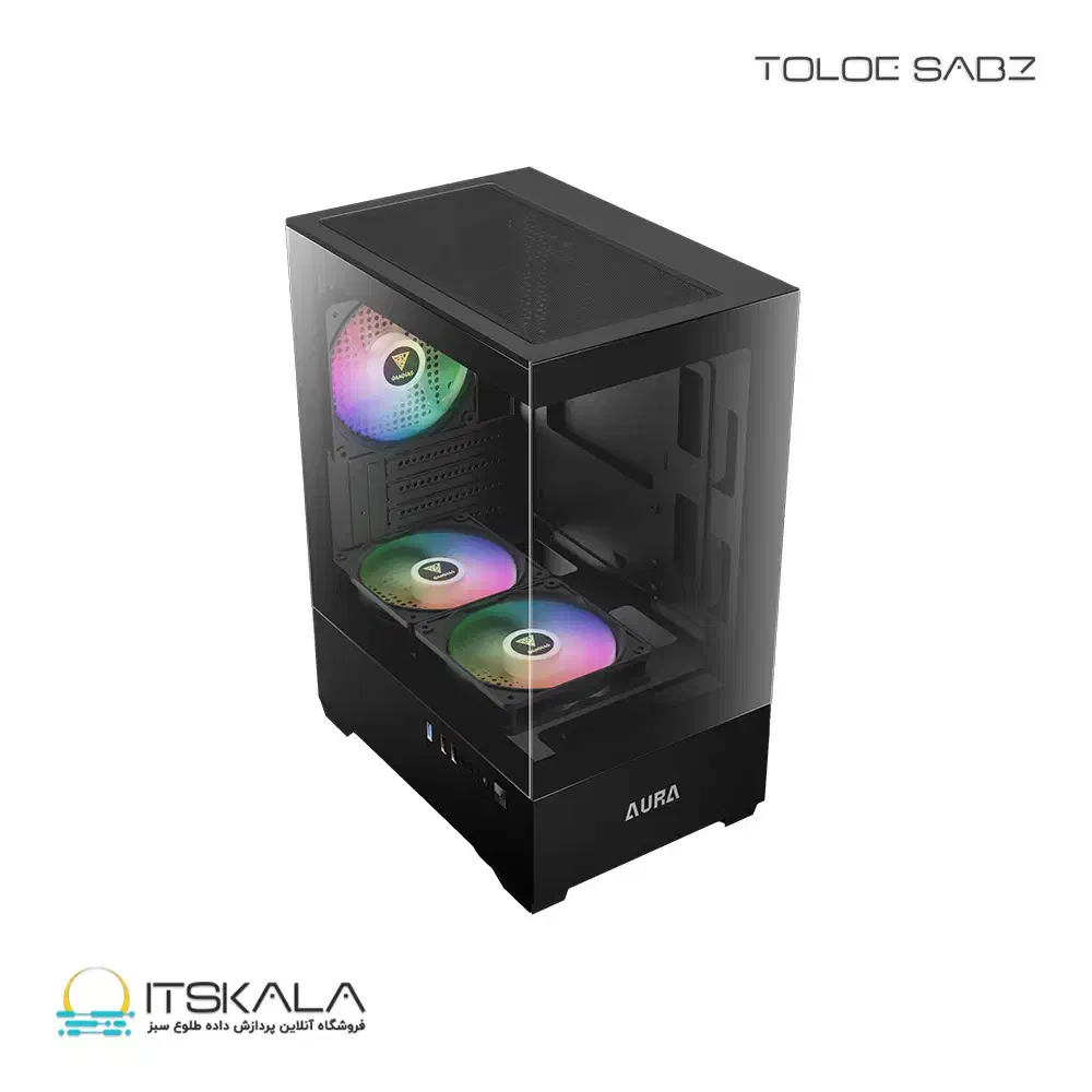 قاب کیس گیمینگ Aura GC9M  Micro Tower|قطعات و لوازم جانبی رایانه|ملایر, |دیوار
