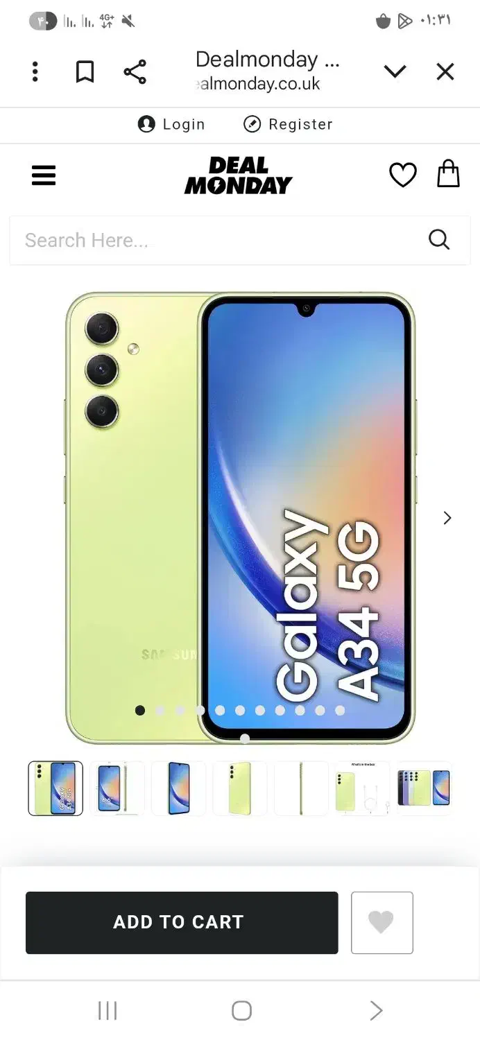 فروش گوشی A34 5G|موبایل|آق قلا, |دیوار