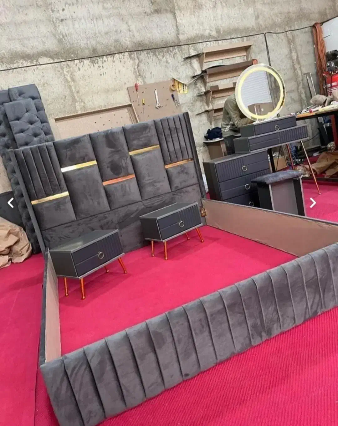 تخت خواب ارشیا|تخت و سرویس خواب|شوش, |دیوار