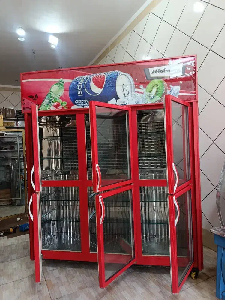 یخچال ویترینی 6درب یک سمت نما درحدنو|فروشگاه و مغازه|اهواز, فرهنگ شهر|دیوار