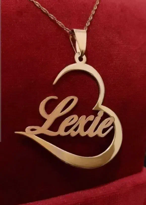 پلاک طلا قلب ماهسین|جواهرات|اسلام‌شهر, باغ فیض|دیوار