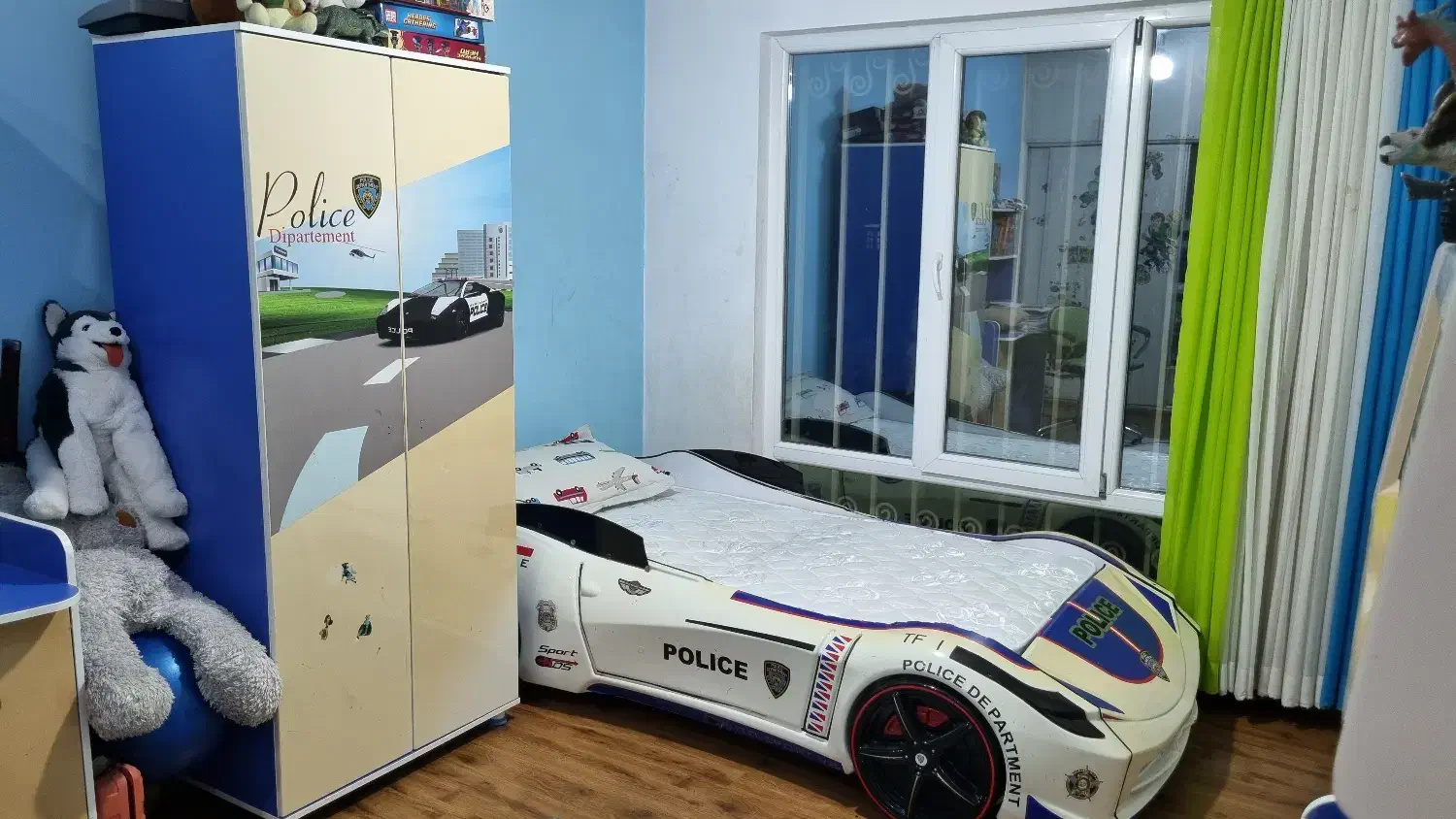 سرویس خواب کودک و نوجوان برند بالسا|تخت و سرویس خواب|قائم‌شهر, |دیوار