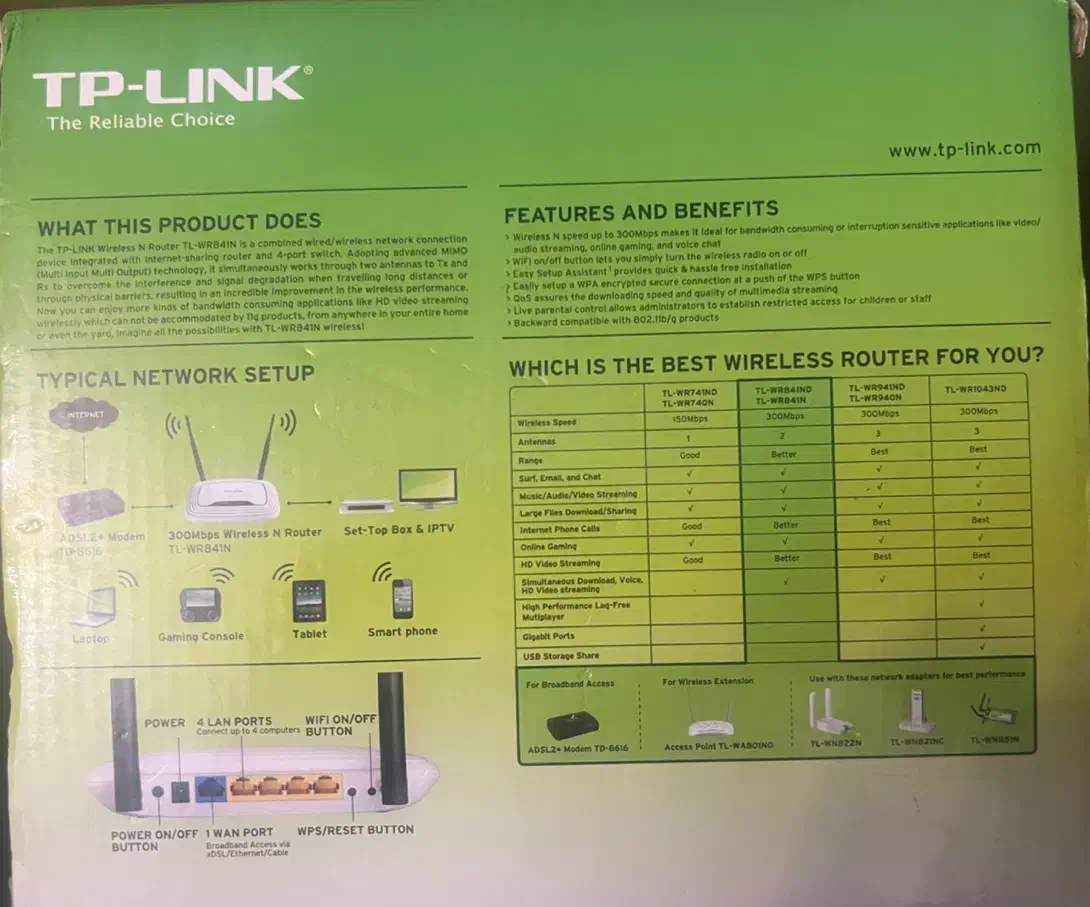 روتر تی پی لینک tplink|مودم و تجهیزات شبکه|تهران, تهرانپارس جنوبی|دیوار
