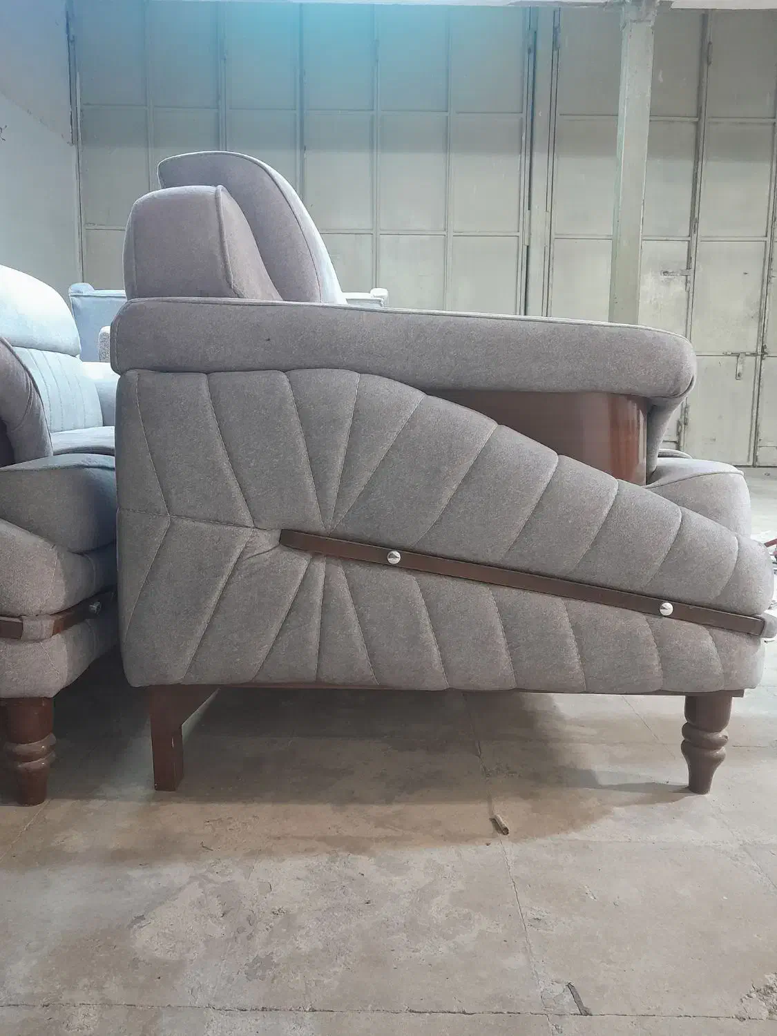 مبل ترک چوب گردو ۸نفره خلبانی|مبلمان خانگی و میز عسلی|کازرون, |دیوار