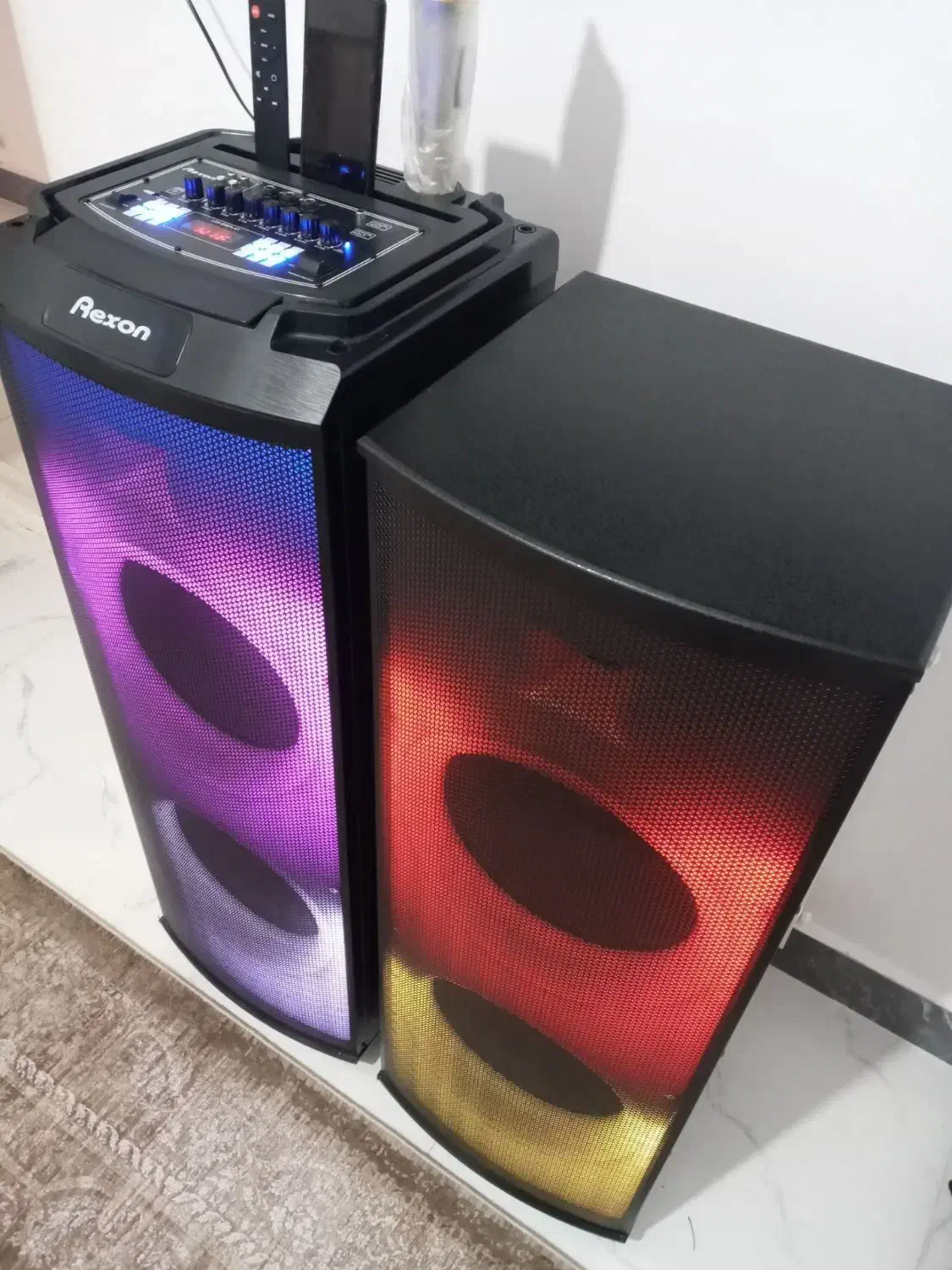 اسپیکر دیجی رقص نور دار|سیستم صوتی خانگی|تاکستان, |دیوار