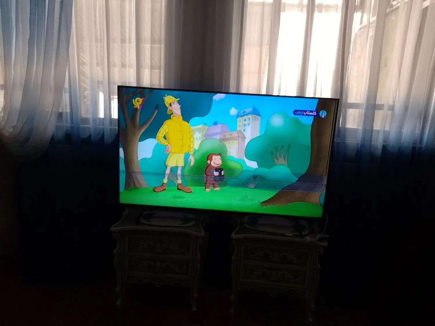 تلویزیون ۵۵اینچ سام سونگ|تلویزیون و پروژکتور|تنکمان, |دیوار