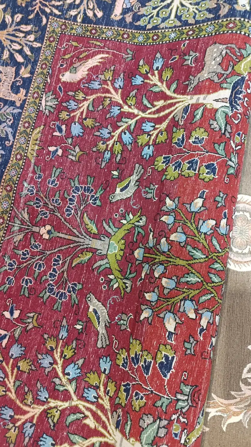 فرش دستباف طرح شکارگاه کاشان|فرش|تهران, شهران شمالی|دیوار