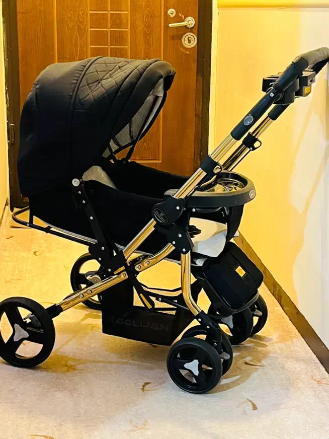 کالسکه بنیتا پرو (بدنه طلایی)ضد خش و ضربه|کالسکه و لوازم جانبی|دهدشت, |دیوار