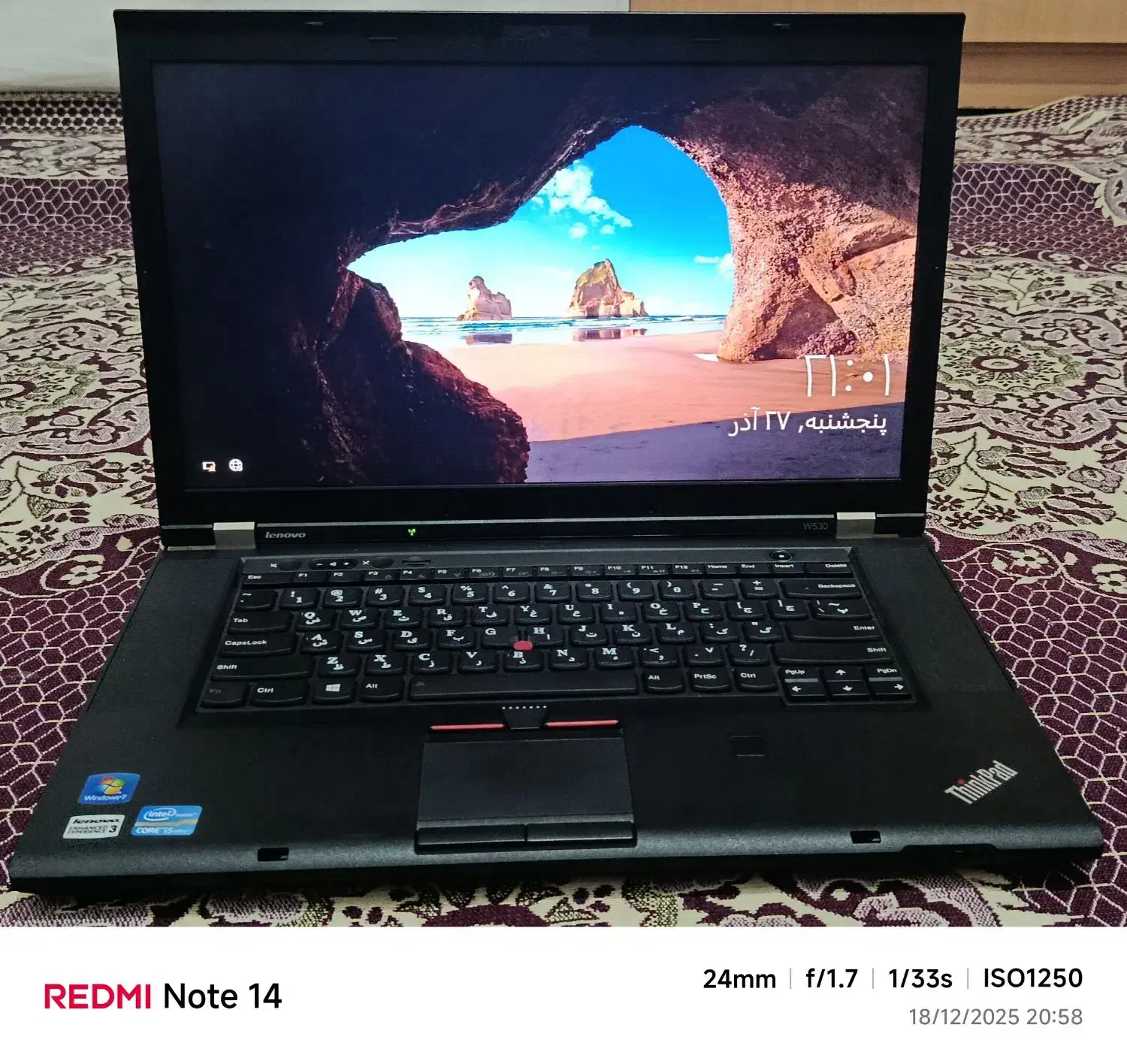 لپ تاپ Lenovo core i5|رایانه همراه|بهارستان, |دیوار