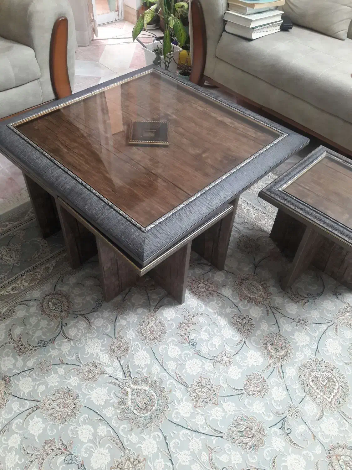 میز پذیرایی با ۴ تا میز عسلی|مبلمان خانگی و میز عسلی|علیآباد کتول, |دیوار