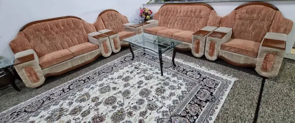 مبل ۷ نفره|مبلمان خانگی و میز عسلی|شوش, |دیوار