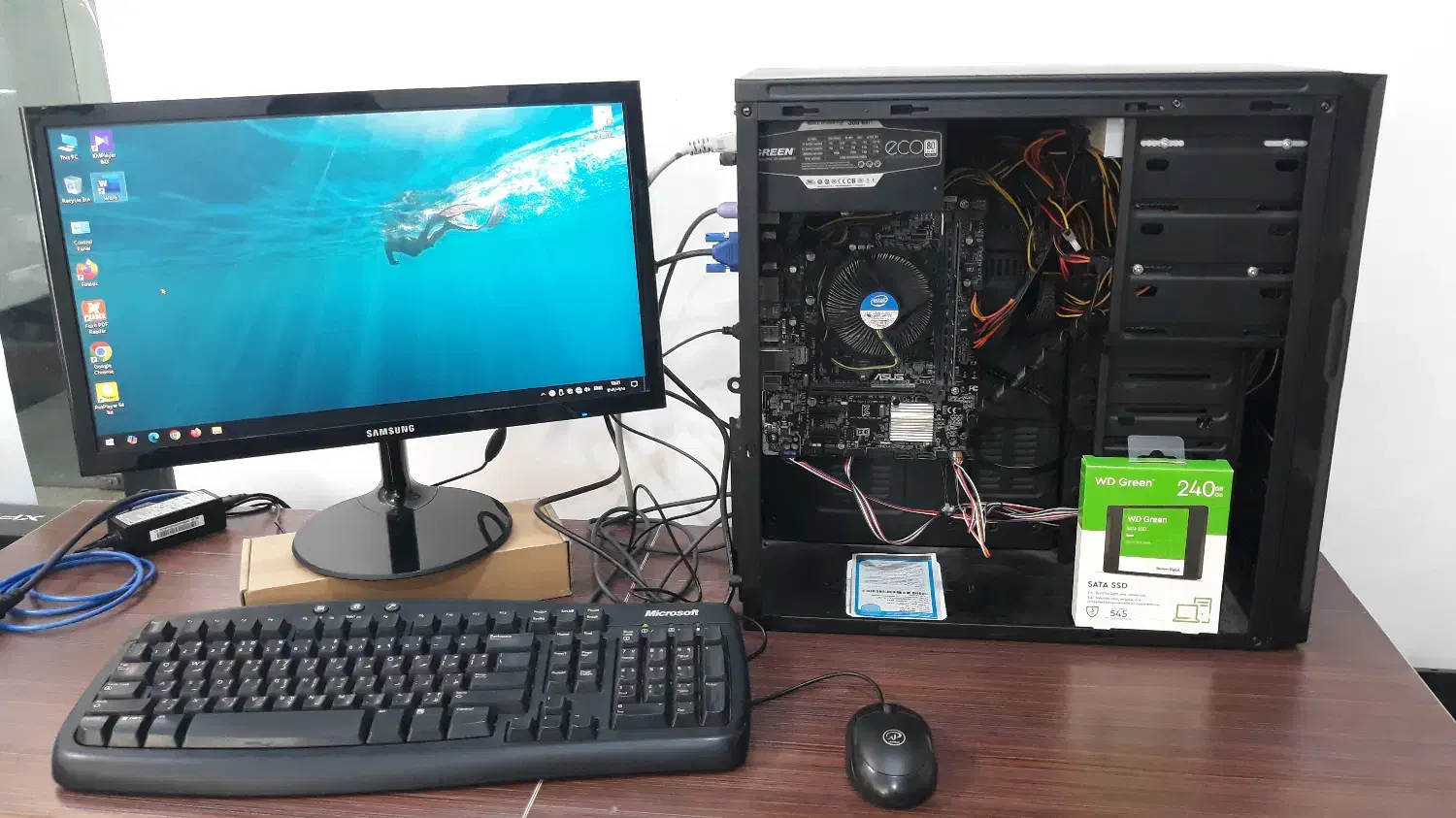 کامپیوتر کامل با قابلیت ارتقا|رایانه رومیزی|جهرم, |دیوار