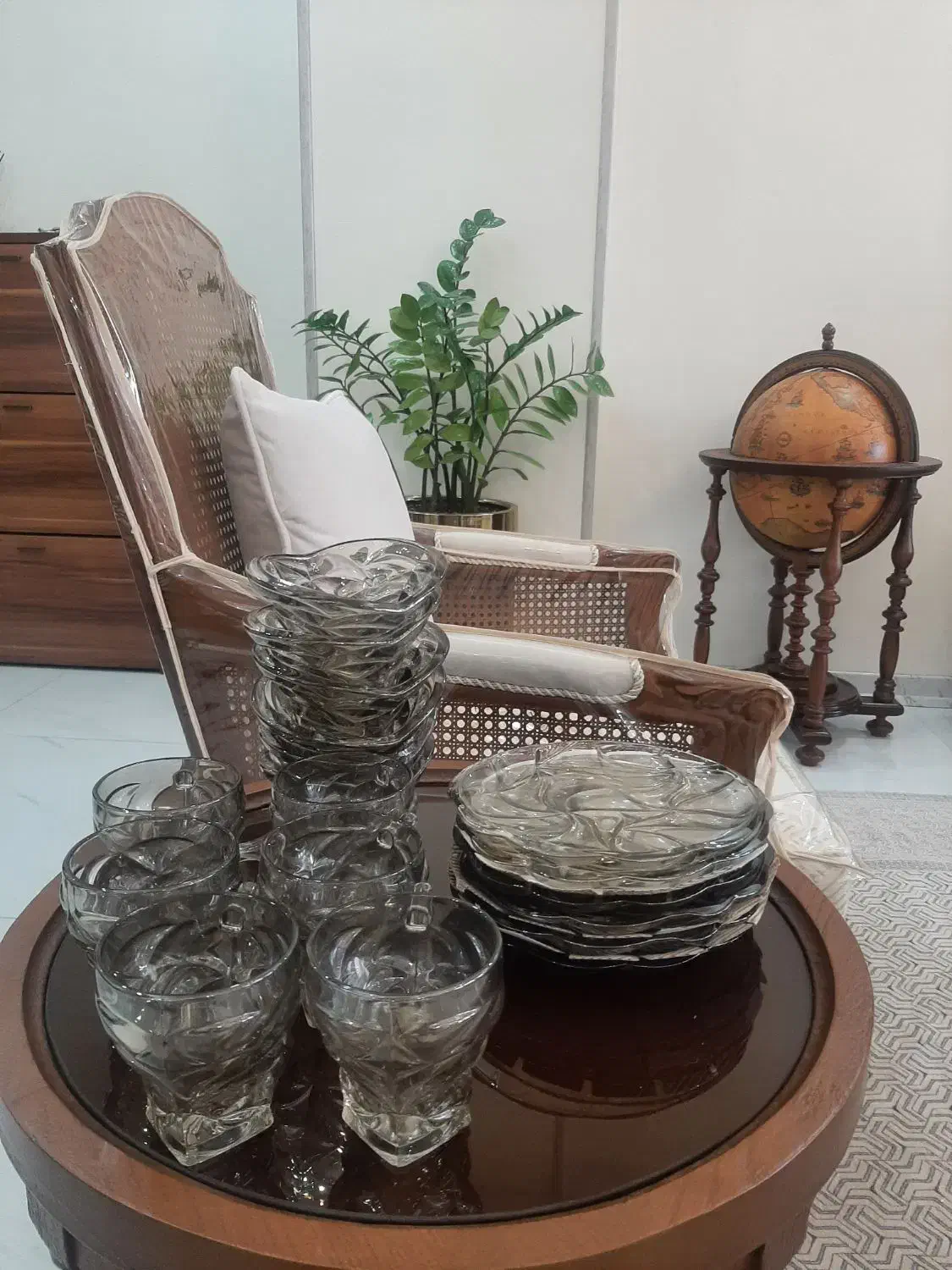 سرویس کریستال،کریستال،پیش دستی،استکان،قندون|ظروف سرو و پذیرایی|تهران, سلیمانی|دیوار