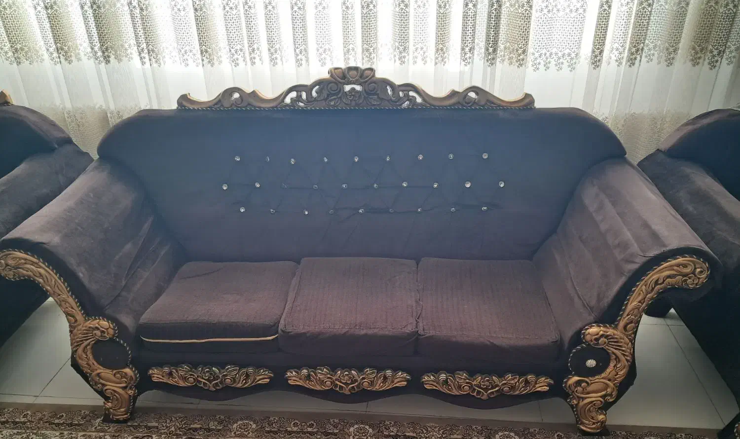 مبل ۷نفره|مبلمان خانگی و میز عسلی|هشتگرد, شهرک بعثت|دیوار