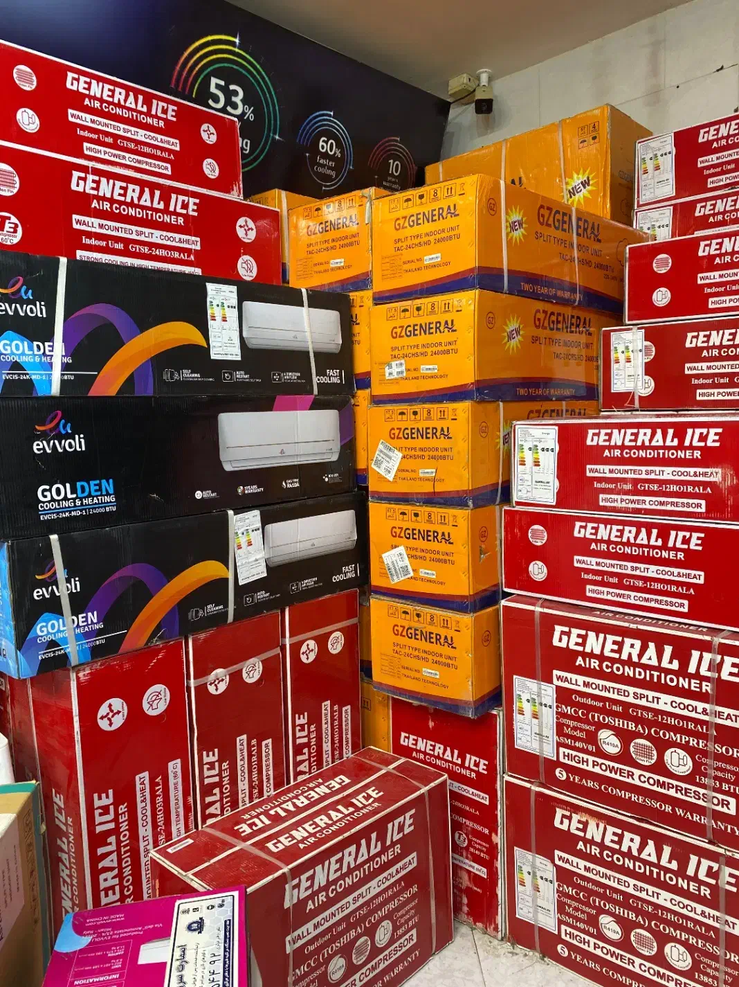 اسپیلت انواع برندها موجود زیرقیمت باکارانتی|کولر گازی و فن‌کوئل|مشهد, کوه سنگی|دیوار