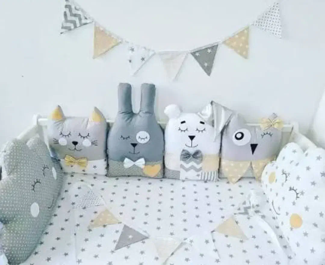 ست گارد تخت بچه|رختخواب، بالش، پتو|مشکیندشت, |دیوار