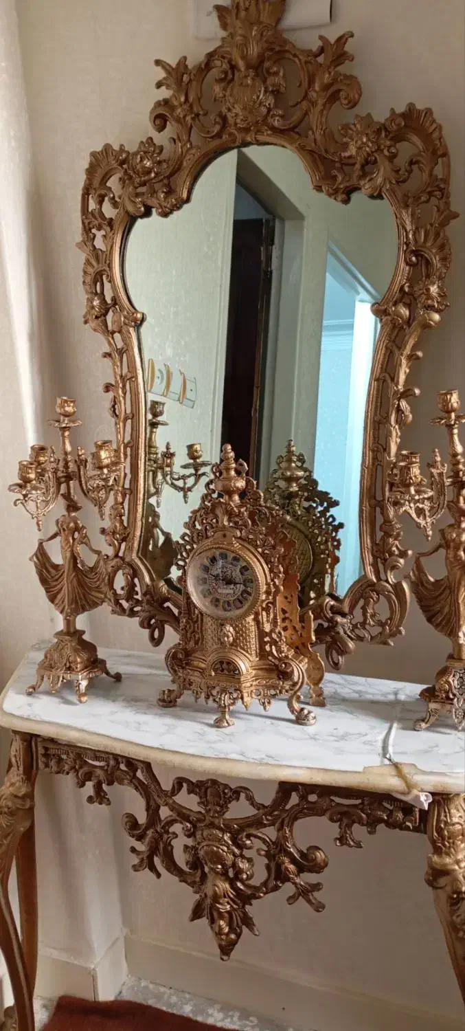 آینه وشعمدان|بوفه، ویترین، کنسول|ری, دولتآباد|دیوار