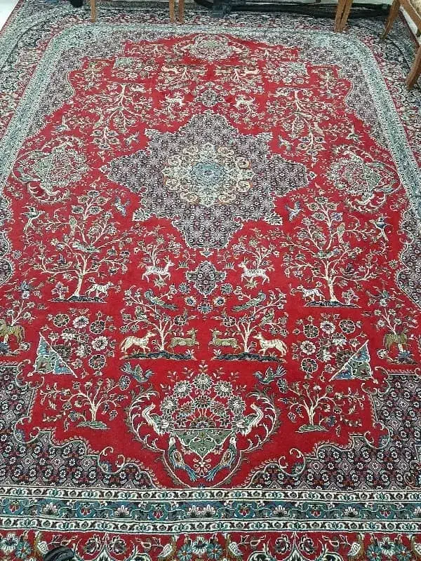 فرش ۱۲ متری ستاره کویر یلدای کاشان ۵۰۰ شانه|فرش|رشت, نامجو|دیوار