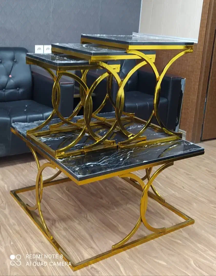 میز عسلی و جلومبلی پایه فلزی مدلهای مختلف|مبلمان خانگی و میز عسلی|خمینیشهر, |دیوار