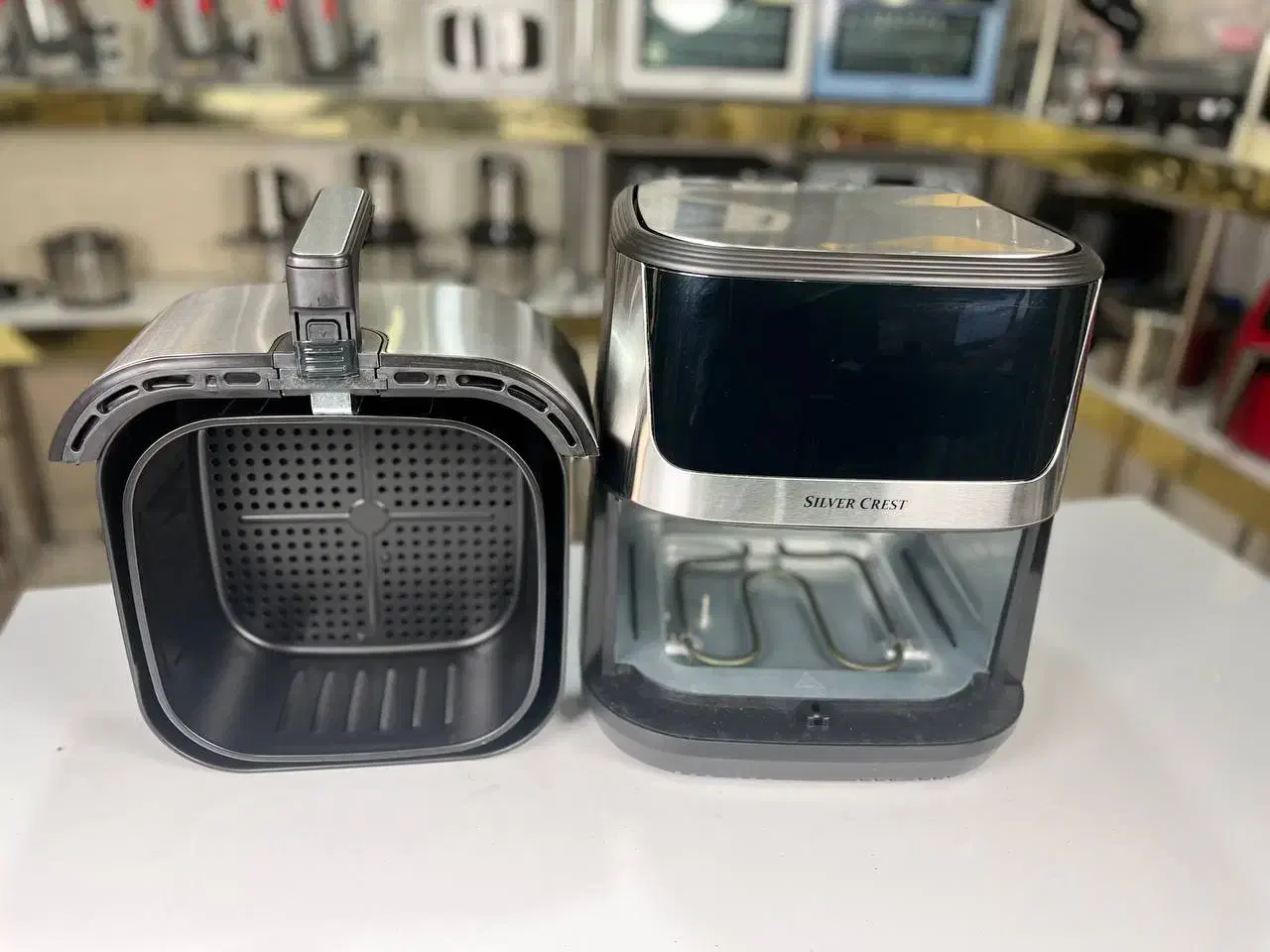 سرخ کن هواپز۱۳.۵لیتر ۲المنت۲سبدبدونروغن سیلورکرست|اجاق گاز و لوازم برقی پختوپز|اصفهان, پروین|دیوار