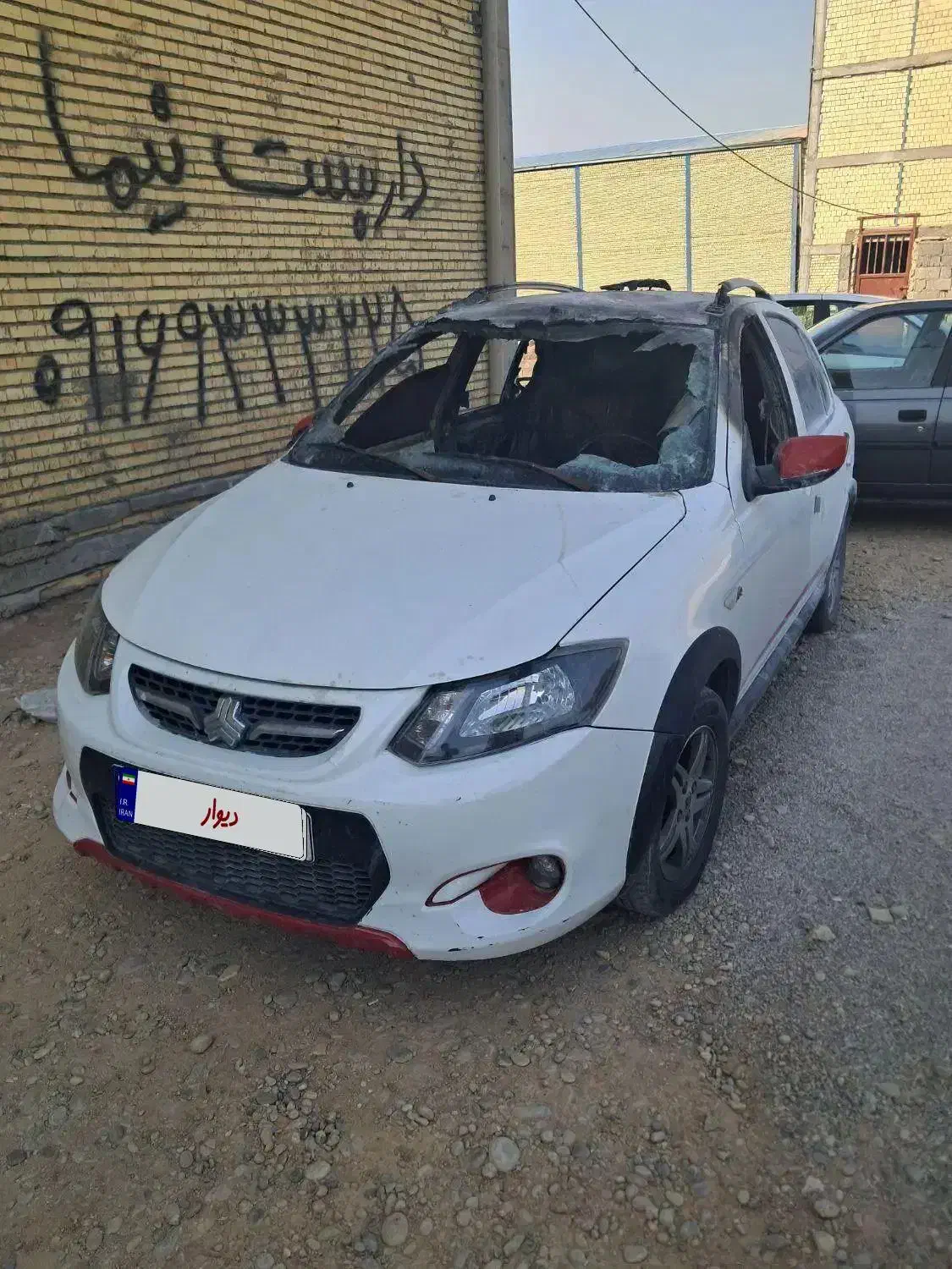 کوییک ۱۴۰۱ داخل ماشین سوخته|خودرو سواری و وانت|آبادان, |دیوار