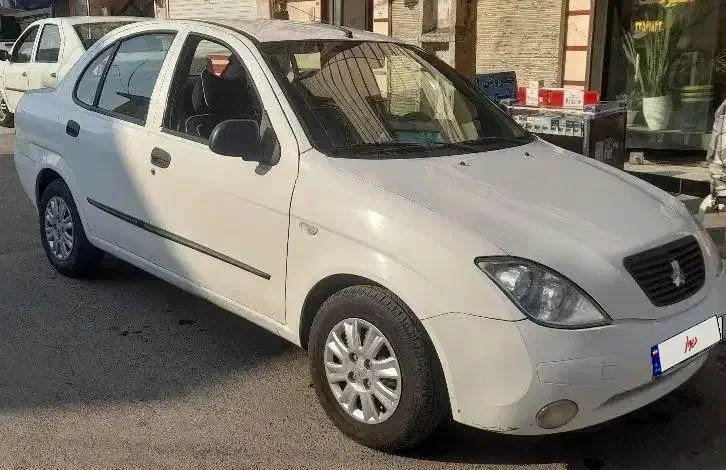 تیبا 1 مدل ۹۵ سفید|خودرو سواری و وانت|رشت, عینک|دیوار