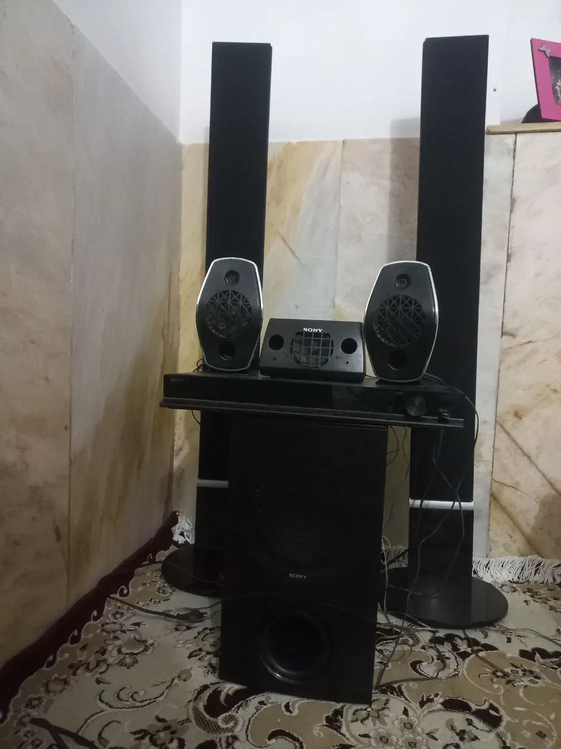 سینما خانواده سونی بلوتوثی اصل|سیستم صوتی خانگی|یزد, |دیوار