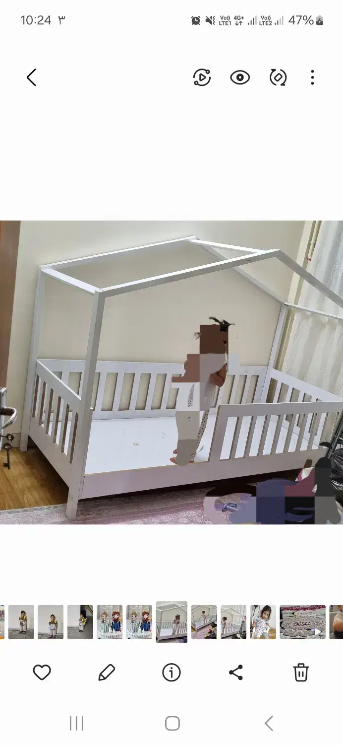 تخت خواب کودک|تخت و سرویس خواب|بوشهر, |دیوار