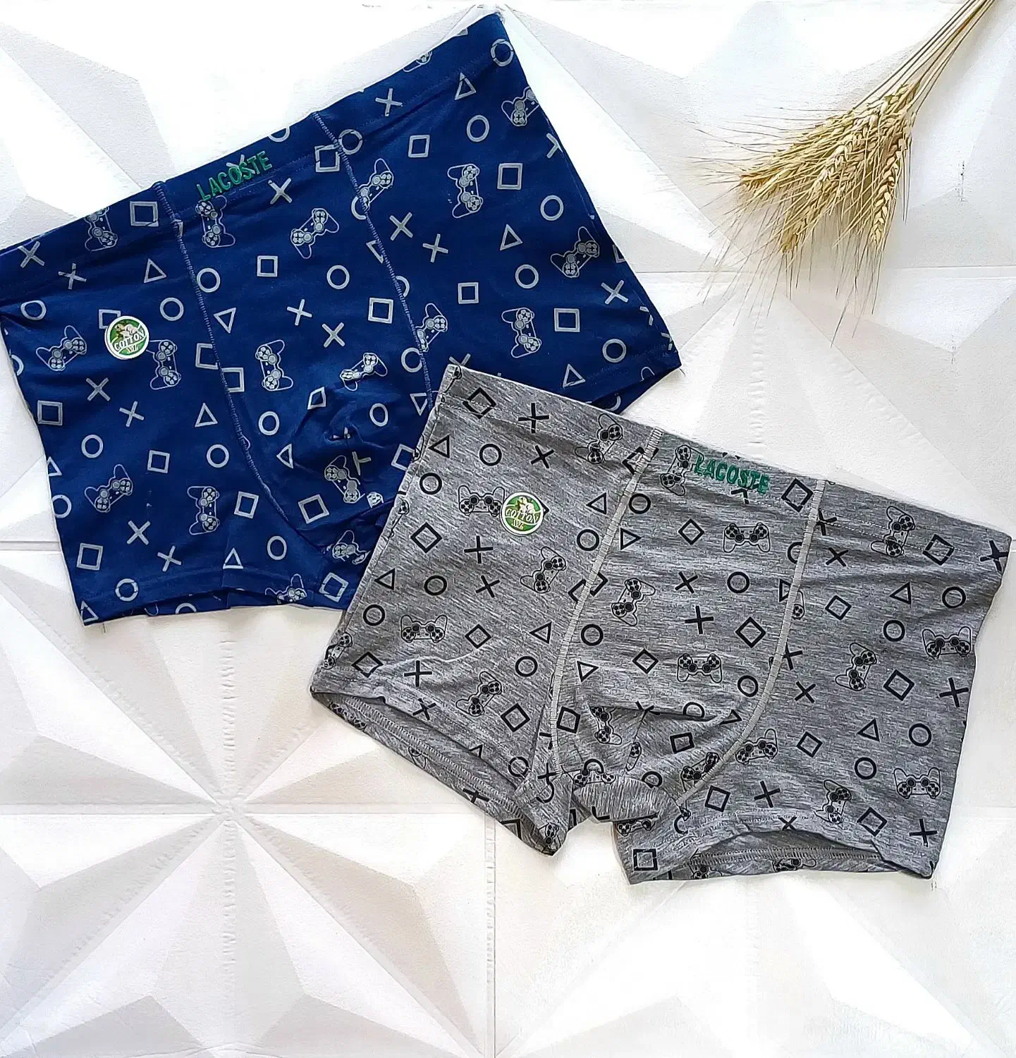 شورت مردانه نیم پا لباس زیر پادار نخ پنبه طرح گیم|لباس|اصفهان, شهرک کاوه|دیوار