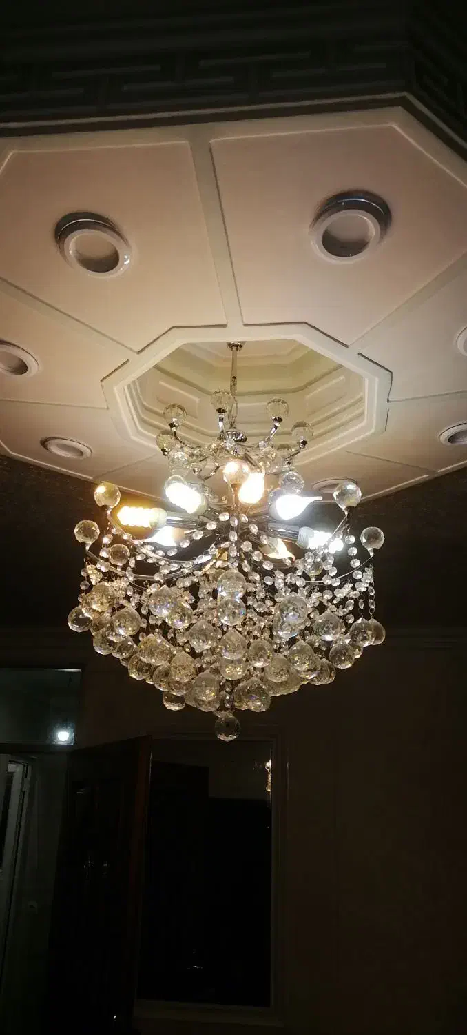 لوستر 8 شعله 6 شعله|لوستر و چراغ آویز|قزوین, |دیوار