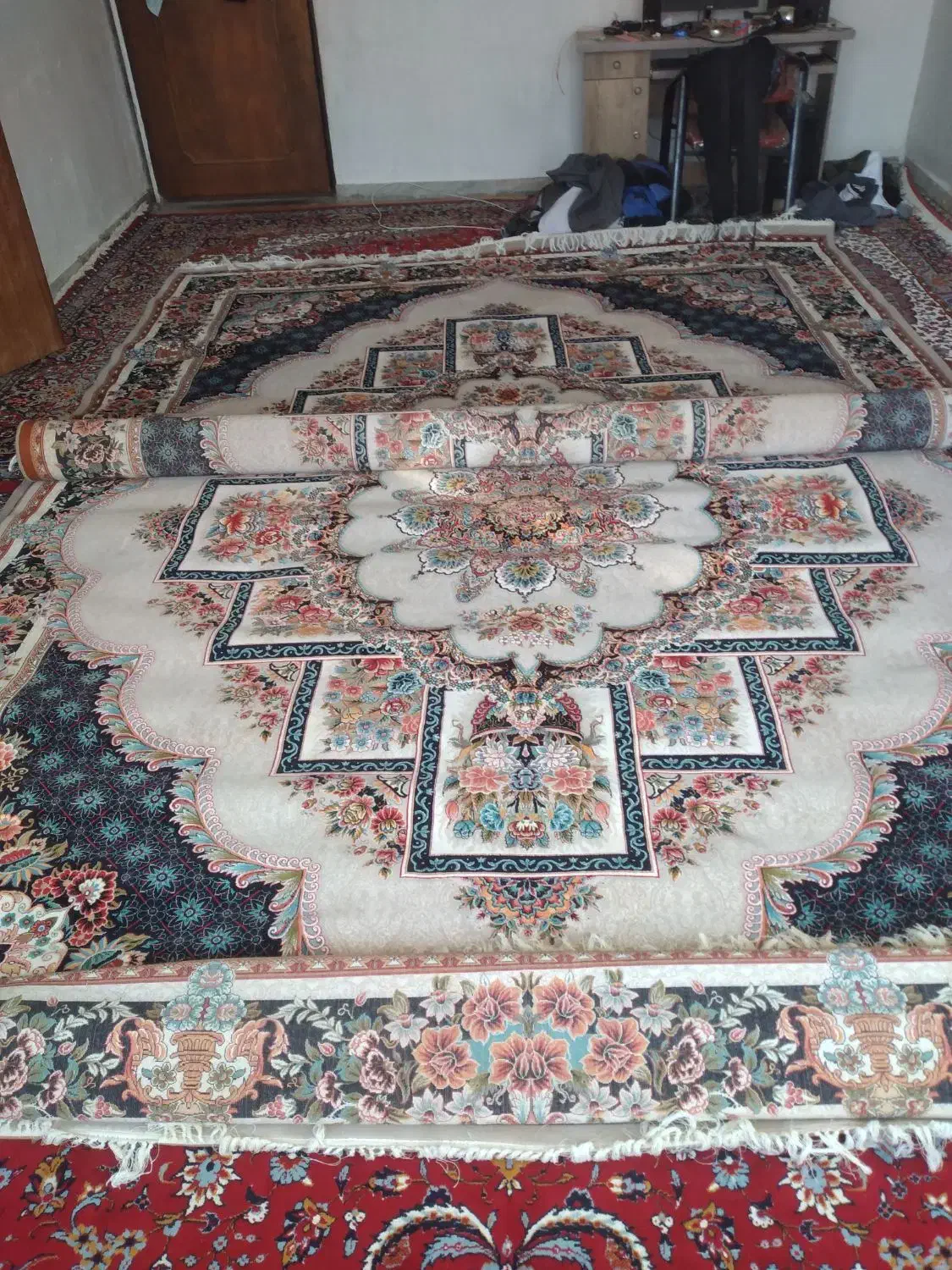 یک جفت قالی ۳/۴درحدنو۲۷۰۰۰۰۰تومان|فرش|شیروان (خراسان), |دیوار