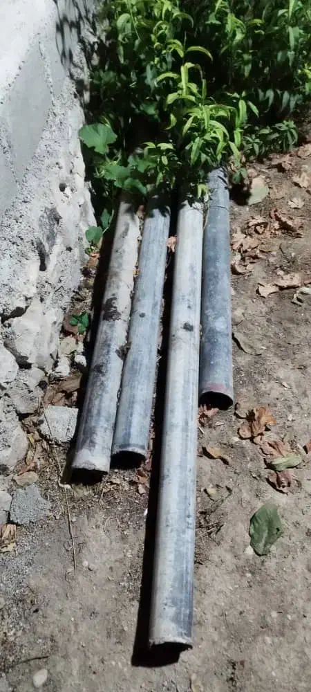 لوله های گالوانیزه 3اینچ شش متری|مصالح و تجهیزات ساختمان|لوداب, |دیوار