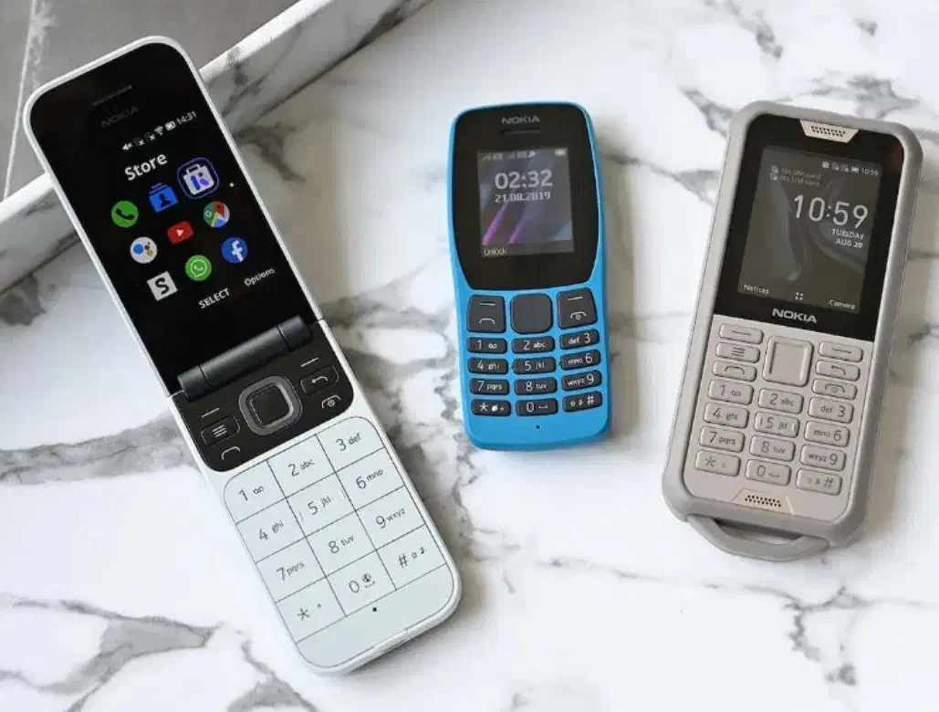 گوشی ۱۰۶ نوکیا ساده ۱۰۵ تاشو ۲۶۶۰ درب بازشو ۲۷۲۰|موبایل|اصفهان, قلعه طبره|دیوار