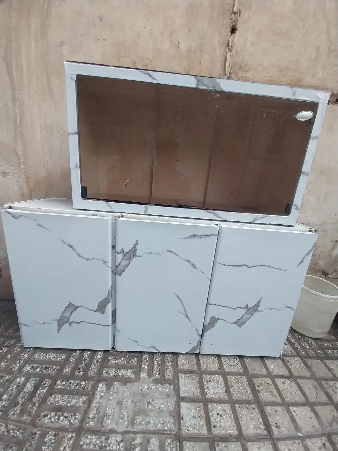 کابینت فلزی دو تیکه|مصالح و تجهیزات ساختمان|پاکدشت, پاکدشت (مامازند)|دیوار