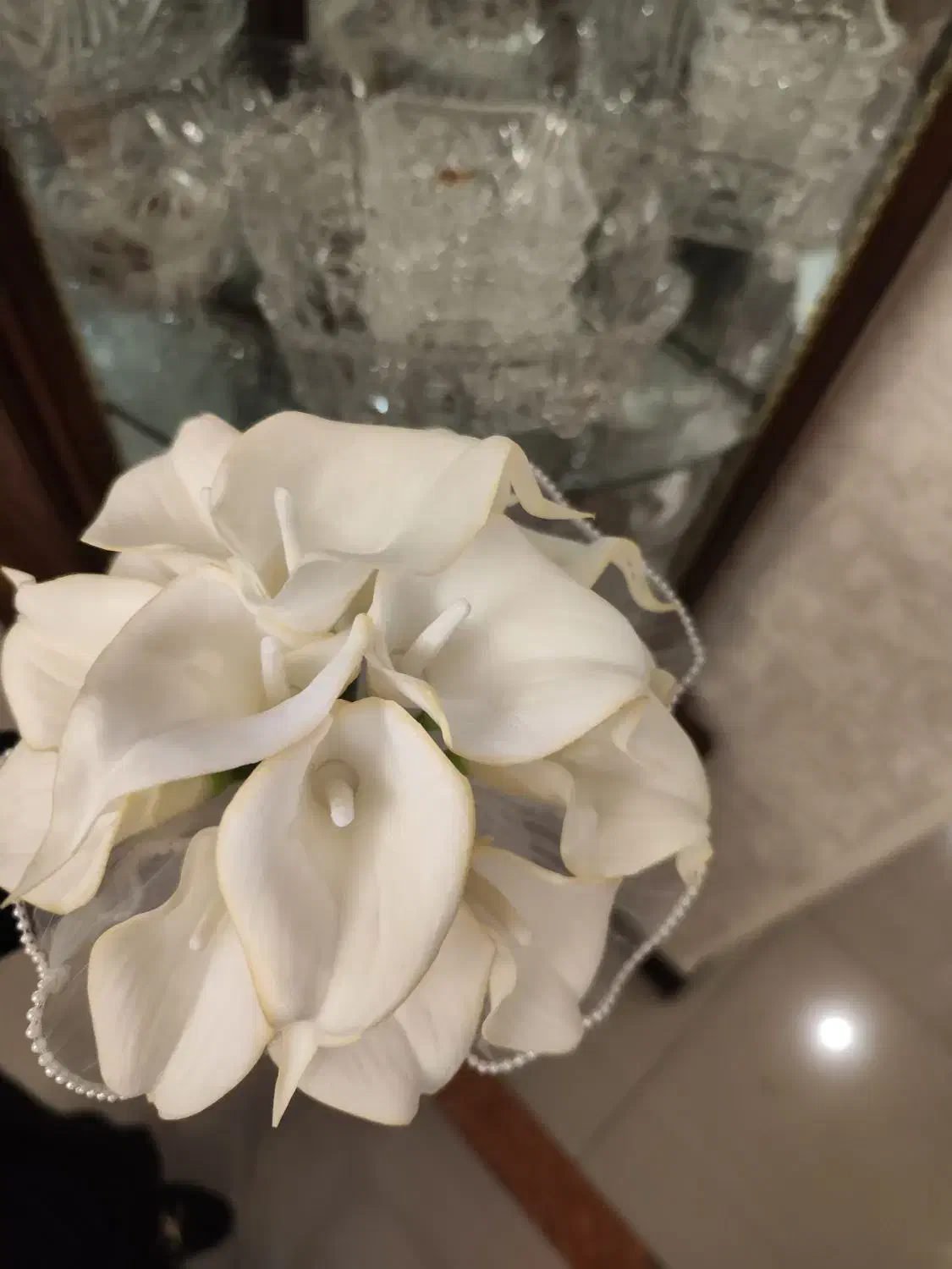 دسته گل لمسه خارجی عروس، دسته گل عروس|گل مصنوعی|تهران, ازگل|دیوار